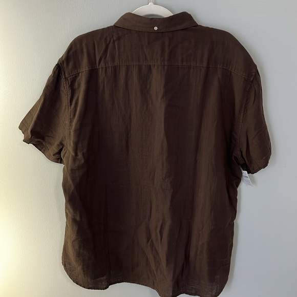 NWT Stitch Note Men's Short Sleeve Dress Shirt / Size XXL - Picture 6 of 11